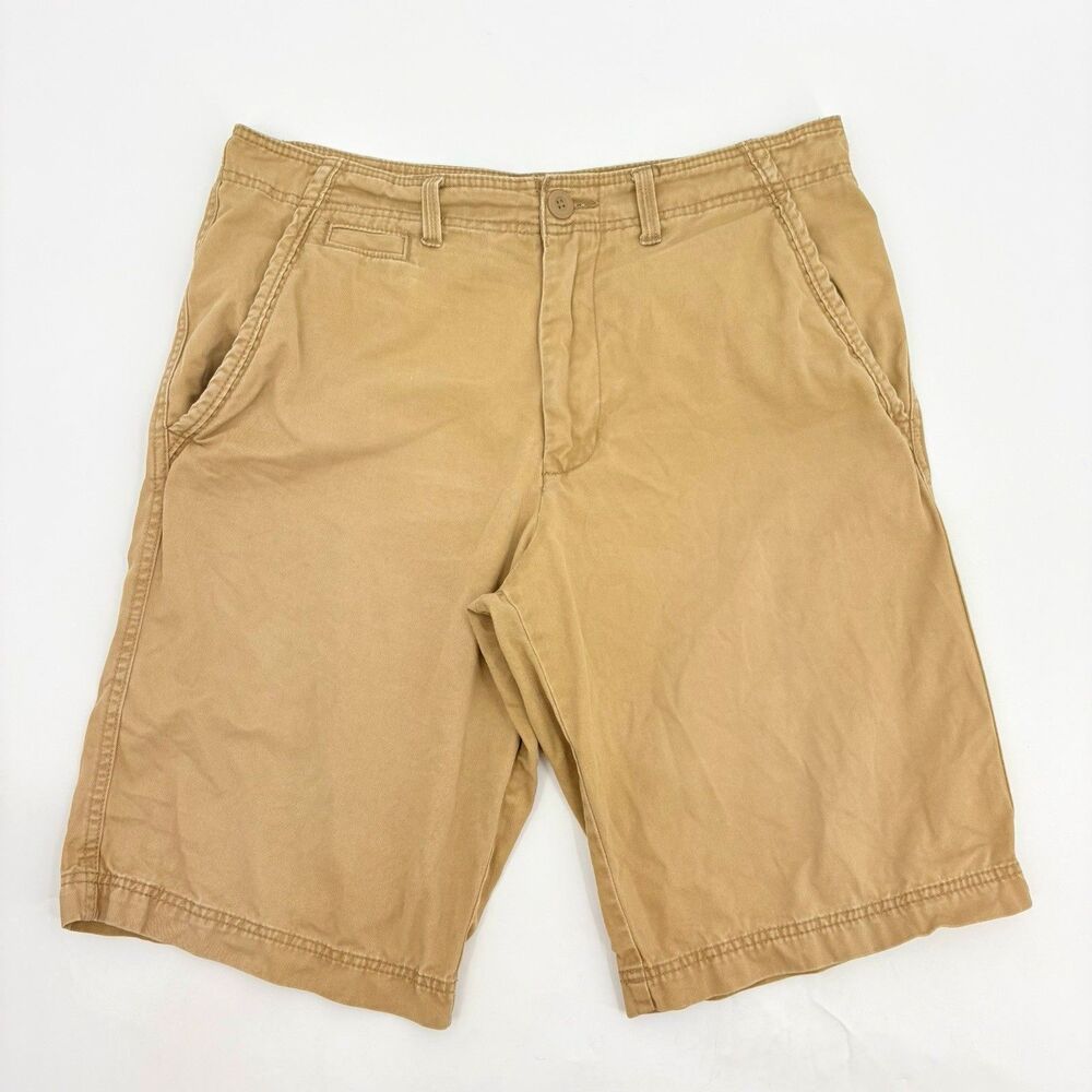 Vintage Ocean Pacific OP Shorts Mens 34 Y2K Brown Chino Dadcore Casual Hiking